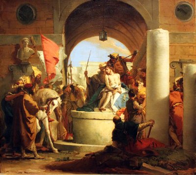 द क्राउनिंग विद थॉर्न्स Deutsch: डोर्नेंक्रोनुंग क्रिस्टीक द्वारा जियोवन्ती बतिस्ता टाईपोलो