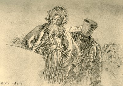 'टू ओरिएंटल मर्चेंट्स', 1753, 1928 द्वारा जियोवानी डोमेनिको टाईपोलो