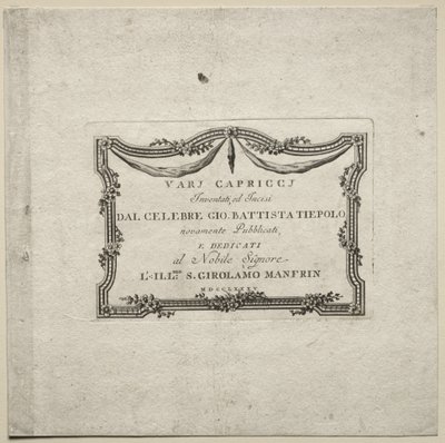 विभिन्न संधिएँ, 1785। द्वारा जियोवन्ती बतिस्ता टाईपोलो