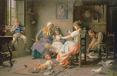 माँ की मदद करना द्वारा Giovanni Battista Torriglia