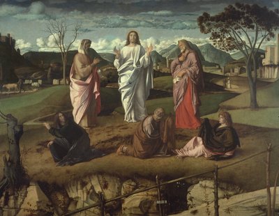 ट्रांसफिगरेशन, 1485 द्वारा Giovanni Bellini