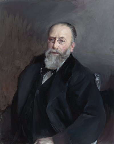 ""एडमंड डी रोथ्सचाइल्ड का पोर्ट्रेट (1845-1934) फ्रांसीसी बैंकर, परोपकारी और कलेक्टर"" (एडमंड जेम्स डी रोथ्सचाइल्ड) जियोवानी बोल्डिनी द्वारा पेंटिंग (1842-1931) 1903 निजी संग्रह द्वारा जियोवन्नी बोल्डिनी