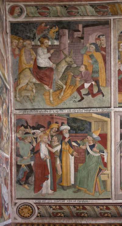 क्राइस्ट के जीवन के दृश्य, c.1492 (फ्रेस्को) द्वारा जियोवन्नी कैनेवियो