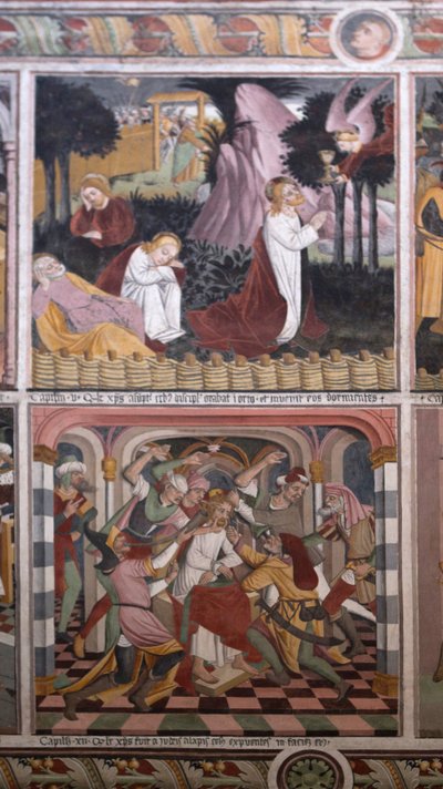 क्राइस्ट के जीवन के दृश्य, c.1492 (फ्रेस्को) द्वारा जियोवन्नी कैनेवियो