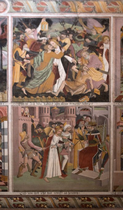 क्राइस्ट के जीवन के दृश्य, c.1492 (फ्रेस्को) द्वारा जियोवन्नी कैनेवियो