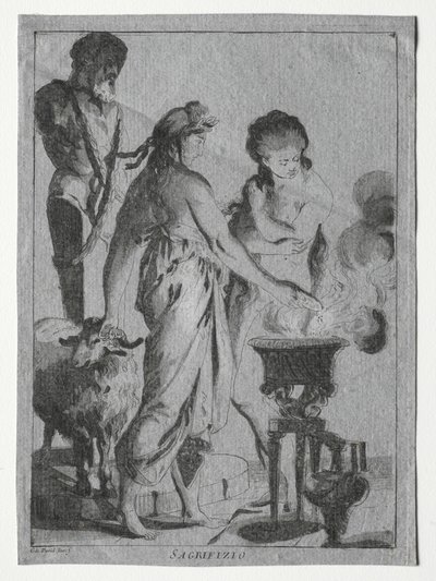 बलिदान, सी। 1775-1776। द्वारा जियोवन्नी डेविड