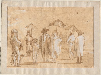 एक स्प्रिंग शावर, 1790s-1804। द्वारा जियोवानी डोमेनिको टाईपोलो