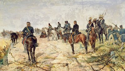 द बैटल लाइन्स, 1884 द्वारा जियोवन्नी फत्तोरी