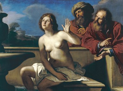 सुसन्ना एंड द एल्डर्स द्वारा Giovanni Francesco Barbieri