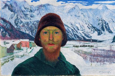 सेल्फ-पोर्ट्रेट, 1899। द्वारा Giovanni Giacometti