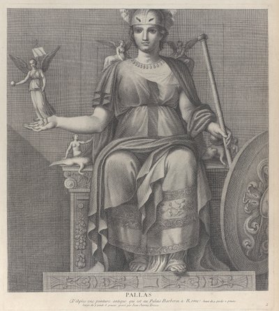 पल्लास, 1680-1741। द्वारा जियोवानी गिरोलामो फ़्रीज़ा