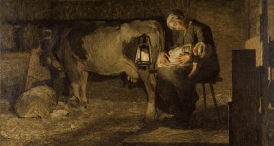 ले देय मद्री द मदर्स, 1889। द्वारा Giovanni Segantini