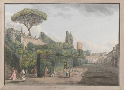 पलाज़ो कोलोना का बगीचा, सीए। 1780. निर्माता: जियोवन्नी वोल्पाटो, लुइस डुक्रोस। द्वारा जियोवानी वोल्पाटो, लुई डुक्रोसो