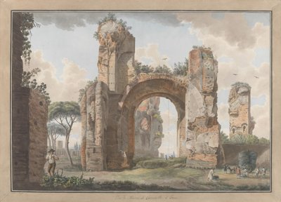 काराकल्ला में स्नान का आंतरिक भाग, सीए। 1780. निर्माता: जियोवन्नी वोल्पाटो, लुइस डुक्रोस। द्वारा जियोवानी वोल्पाटो, लुई डुक्रोसो