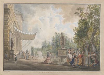 विला बोर्गीस, लगभग। 1780. निर्माता: जियोवन्नी वोल्पाटो, लुइस डुक्रोस। द्वारा जियोवानी वोल्पाटो, लुई डुक्रोसो