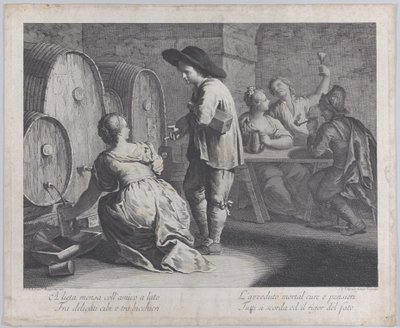 एक बारमेड फिलिंग मग..., 1760-70। द्वारा जियोवन्नी वोल्पाटो