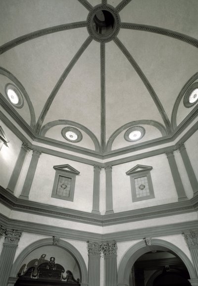 Giuliano da Sangallo (1445-1516) द्वारा परियोजना पर निर्मित अष्टकोणीय बलिदान का दृश्य द्वारा गिआलिआनो जियाम्बर्ति दा सांगल्लो