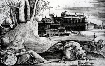 ज्योतिषी, 1509 द्वारा Giulio Campagnola