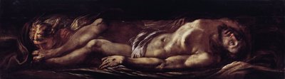 Giulio Cesare Procaccini (1574-1625) जीन्स, म्यूसी डि स्ट्राडा नुओवा (पूर्व पलाज्जो रोसो) इटली द्वारा डिपोजिशन ऑफ क्राइस्ट (द डेड क्राइस्ट) पेंटिंग द्वारा Giulio Cesare Procaccini
