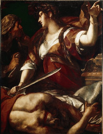 जूडिथ और होलोफर्नेस (कैनवास पर तेल) द्वारा Giulio Cesare Procaccini