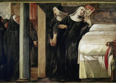सिस्टर पाओला गिउस्टिनी का चमत्कार (कैनवास पर तेल द्वारा Giulio Cesare Procaccini