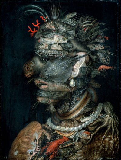 Giuseppe Arcimboldi (Arciboldo) (1527-1593) 1566 Dim द्वारा वाटर पेंटिंग। 66,5x51 सेमी विएना, कुन्थिस्टोरिसचेस संग्रहालय द्वारा ग्यूसेप आर्किबोल्डो