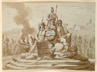 कवयित्री मारिया मदाल्डेना मोरेली के लिए कब्रगाह स्मारक द्वारा Giuseppe Barberi