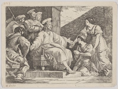 मसीह बैठा उपदेश, 1766। द्वारा Giuseppe Cades