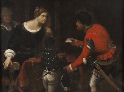 Caterina Cornaro, साइप्रस की रानी, परिषद से एक पत्र प्राप्त करना द्वारा ग्यूसेप केलीटी