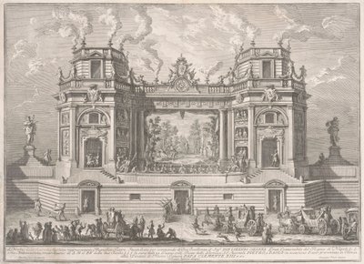 1761 के चीन के लिए सेकेंड मैकिना: एक शानदार रंगमंच, 1761। द्वारा ग्यूसेप वासी