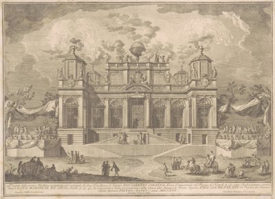 1770 के चीन के लिए प्राइमा मैकचिना: वाणिज्य के लिए एक रोमन भवन द्वारा ग्यूसेप वासी, ज्यूसेप पलाज़ी के बाद, पाओलो पॉज़िक के बाद