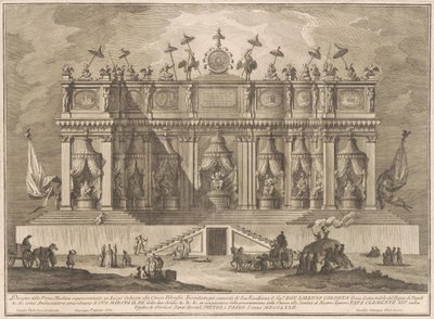 1772 के चीन के लिए प्राइमा मैकचिना: चीनी दर्शन को समर्पित एक इमारत द्वारा ग्यूसेप वासी, ज्यूसेप पलाज़ी के बाद, पाओलो पॉज़िक के बाद