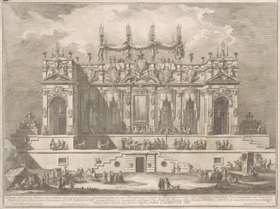 1764 के चीन के लिए सेकंडा मैकचिना: रात में प्रकाशित एक शानदार गैलरी द्वारा ग्यूसेप वासी, ज्यूसेप पलाज़ी के बाद, पाओलो पॉज़िक के बाद