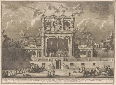 1769 के चीन के लिए सेकंडा मैकचिना: सार्वजनिक मनोरंजन के लिए एक इमारत द्वारा ग्यूसेप वासी, ज्यूसेप पलाज़ी के बाद, पाओलो पॉज़िक के बाद