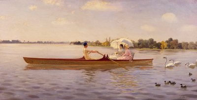 थेम्स पर ग्यूसेप डी नितिस द्वारा (1846-1884) द्वारा ग्यूसेप या जोसेफ डी निटिस