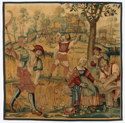 गर्मी: हार्वेस्ट सीन, 1600 के अंत में - 1700 के दशक की शुरुआत में। द्वारा Gobelins