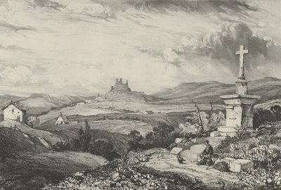 लार्डरोल कैसल, 1832। द्वारा गोडेफ्रॉय एंगेलमैन