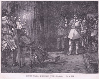 1647 ई। चार्ल्स के साथ कोर्नेट जॉयस का साक्षात्कार द्वारा गॉडफ्रे सी। हिंडले