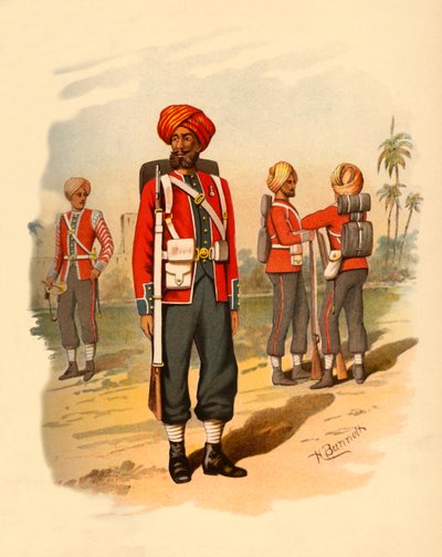 15 सिख, 1890। द्वारा गॉडफ्रे डगलस गिल्स