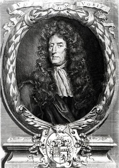 सर रोजर लेस्ट्रेंज का चित्रण (1616-1704) द्वारा Godfrey after Kneller