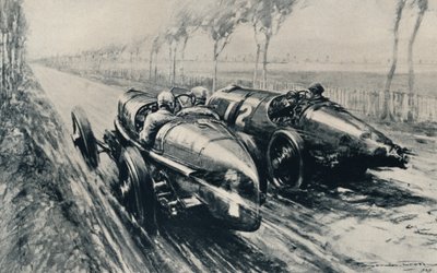 ग्रैंड प्रिक्स, स्ट्रासबर्ग 1922, 1937 के लिए रेसिंग द्वारा गॉर्डन क्रॉस्बी