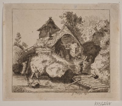 पुराना फार्महाउस द्वारा Gottfried Schaper