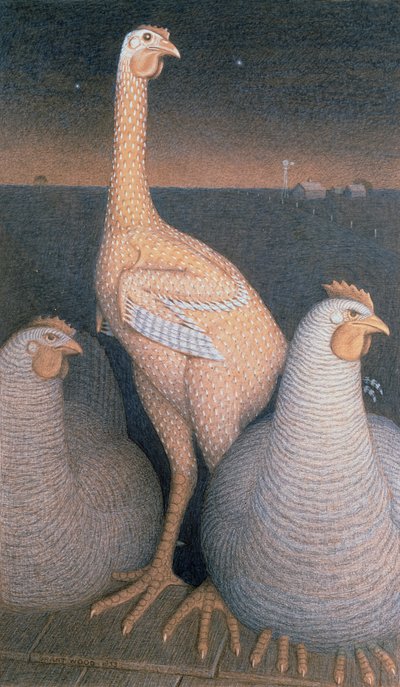 किशोरावस्था, 1933 द्वारा Grant Wood
