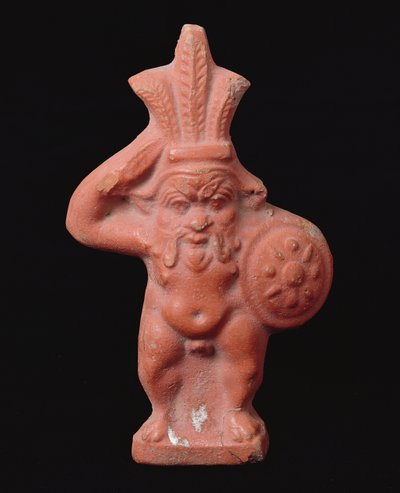 मिस्र के घरेलू देवता बेस की प्रतिमा द्वारा Greco Roman