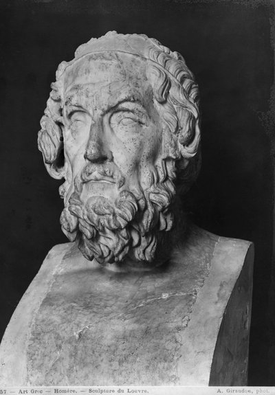 होमर की बस्ट, हेलेनिस्टिक अवधि (330-20 ईसा पूर्व) द्वारा Greek