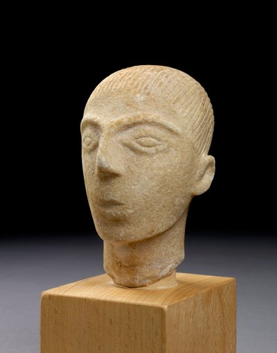 साइक्लेडिक आकृति का प्रमुख, अमोरगोस, c.2000 ई.पू. द्वारा Greek