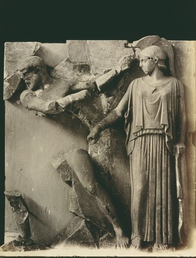 हरक्यूलिस के मजदूर, ओलंपिया में ज़ीउस के मंदिर से मेटोप, c.470-457 ईसा पूर्व (संगमरमर) द्वारा यूनानी