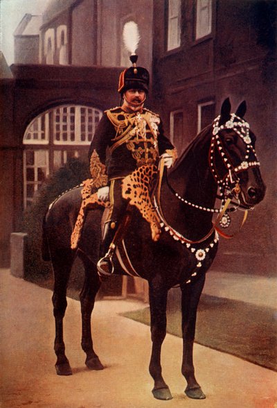 'दसवें हुसर्स के कर्नल। एचआरएच द प्रिंस ऑफ वेल्स, 1900। द्वारा ग्रेगरी और सह