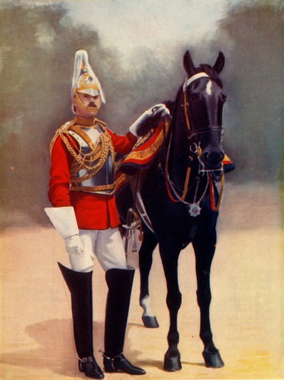 घरेलू कैवलरी-कप्तान, दूसरा लाइफ गार्ड, 1900। द्वारा ग्रेगरी और सह