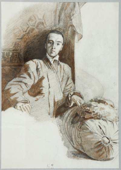 गणना अलेक्जेंडर इलारियोनोविच वासिलचिकोव का पोर्ट्रेट 1818-1881, 1841 द्वारा ग्रिगोरी ग्रिगोरेविच गगारिन